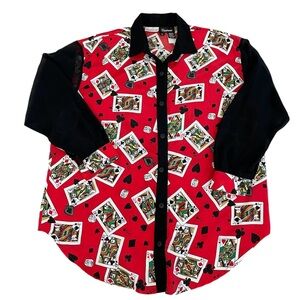 Vtg 1991 Gianna Queen Card Sheer Sleeves Size 12